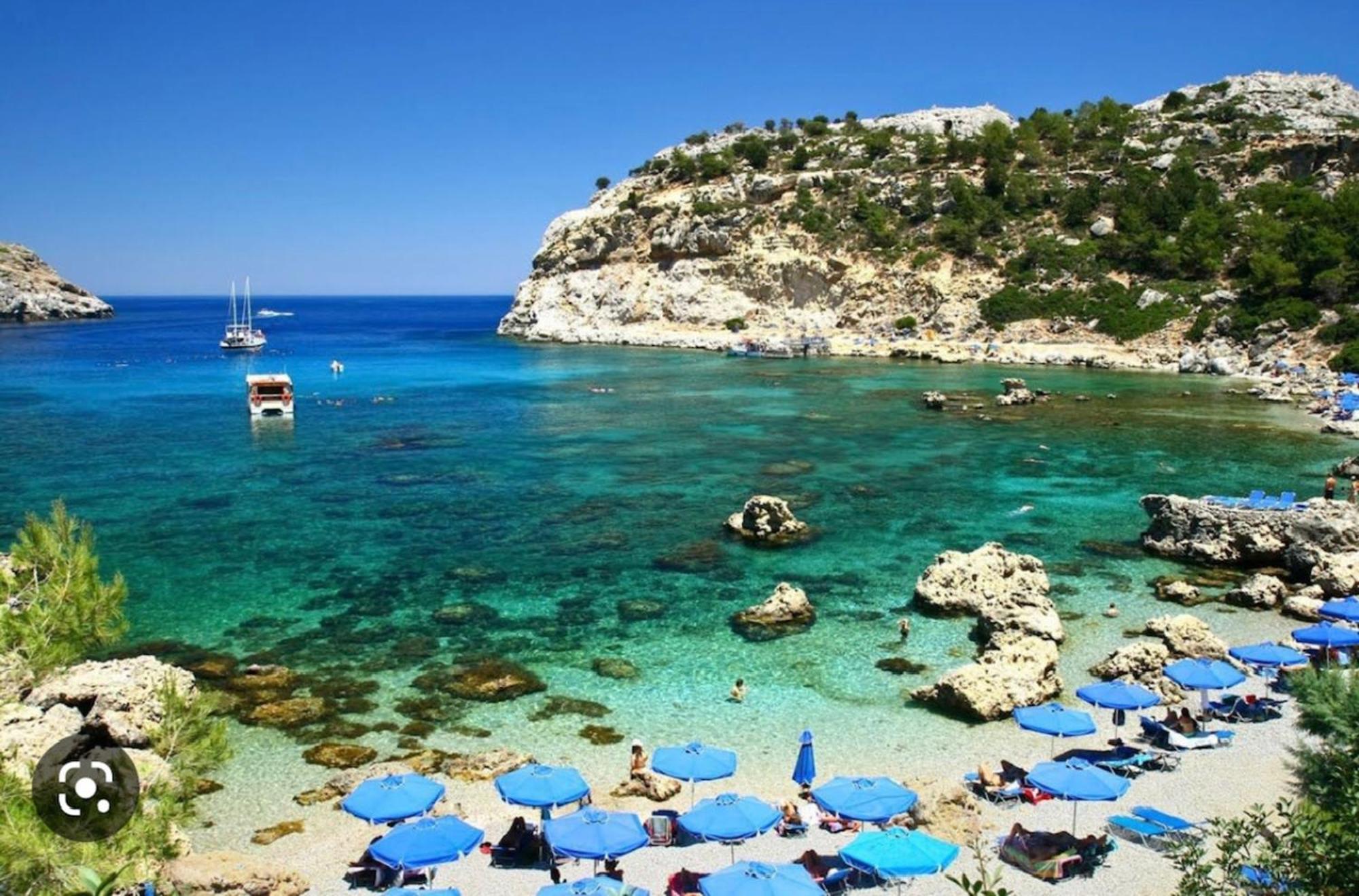 Villa Franky Ladikoheizbarer Pool Faliraki Exterior photo